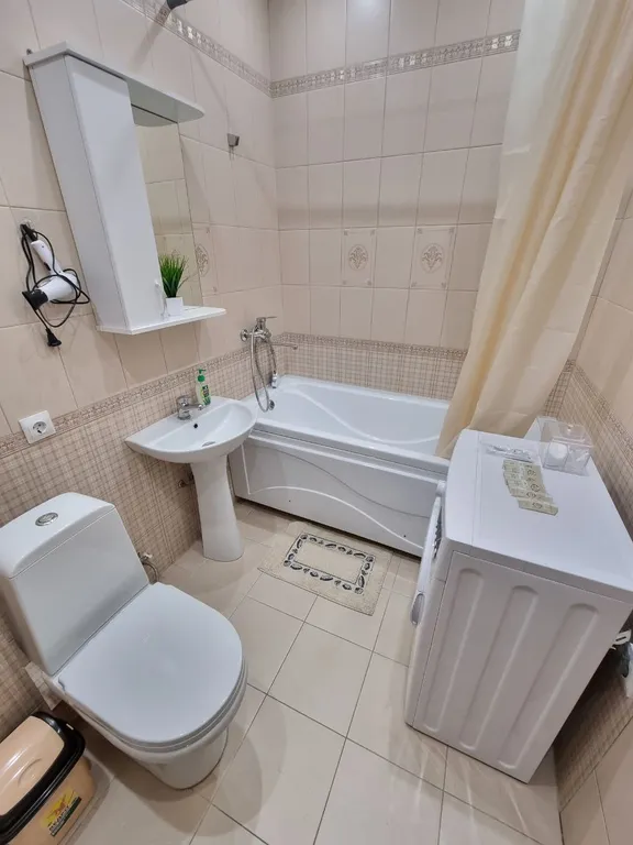 Уютная студия в ЖК "Сердце Каспия" (район Эллинга)  (Уютный Дом)