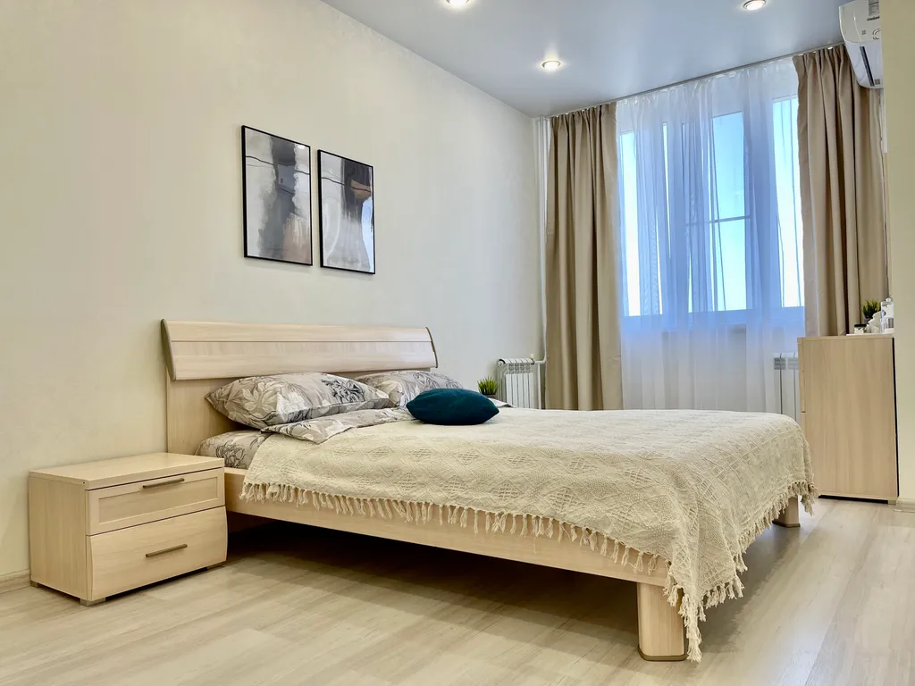 Квартира 1-комнатная квартира в новом доме с видом на Волгу — Самара