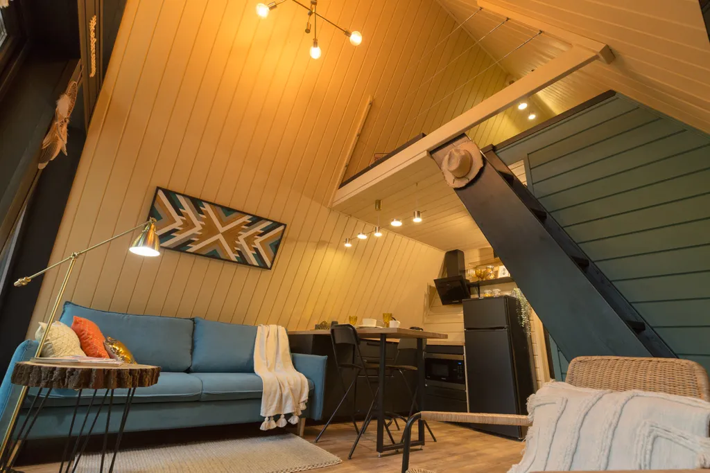 Глэмпинг Krona camp (Дома A-frame в лесу) 40 км от Уфы