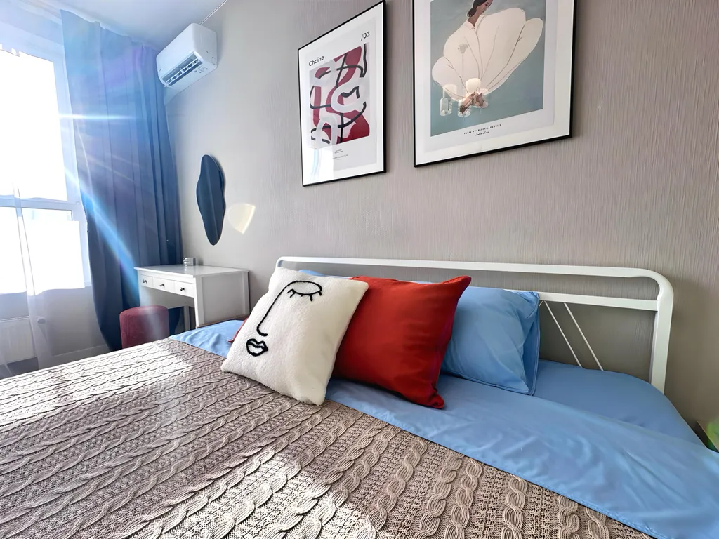 Стильная 2-комнатная квартира для большой компании