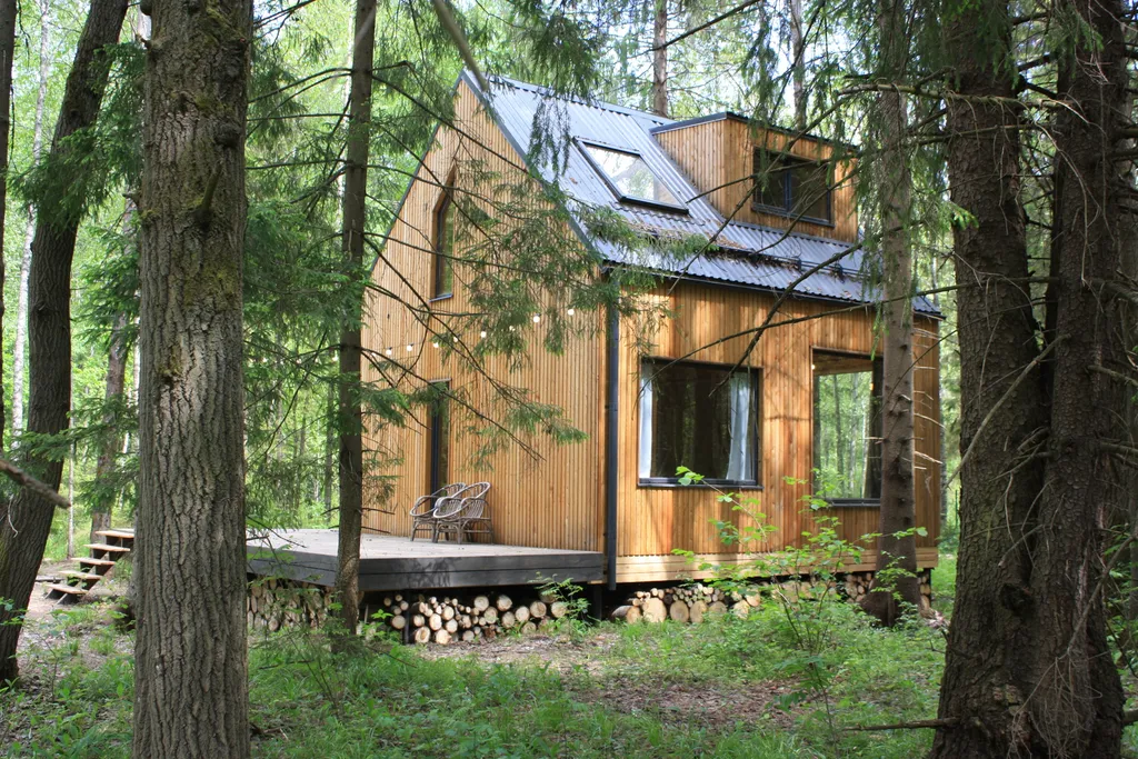 Домик в лесу на берегу Плещеева Озера