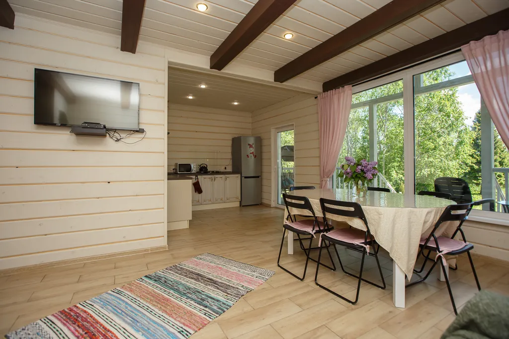 Коттедж в Карелии с сауной и видом на озеро