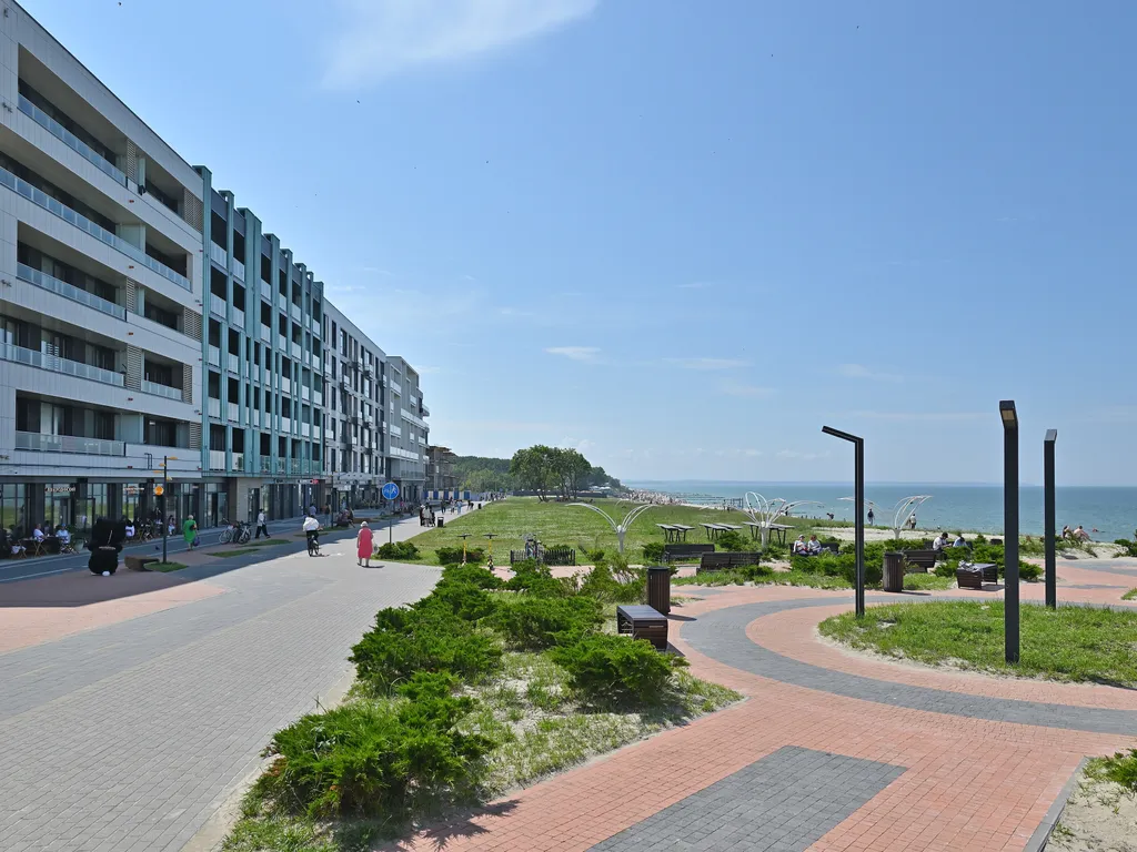 Квартира Квартира Уютная студия на берегу моря — Зеленоградск