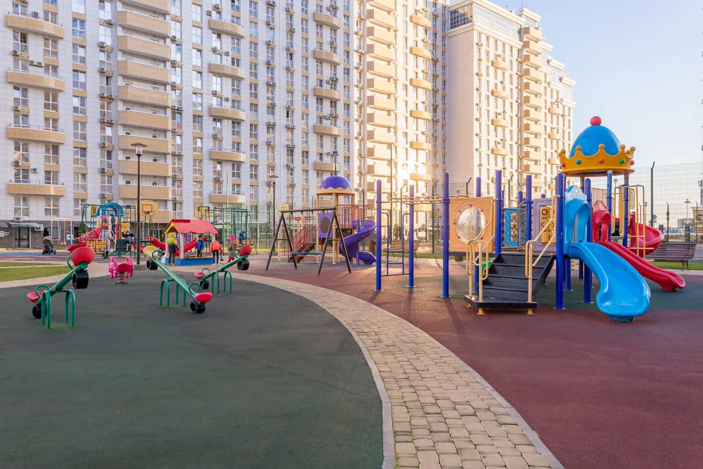 Квартира Квартира с качелей-коконом и видом на город с 23 этажа — Краснодар