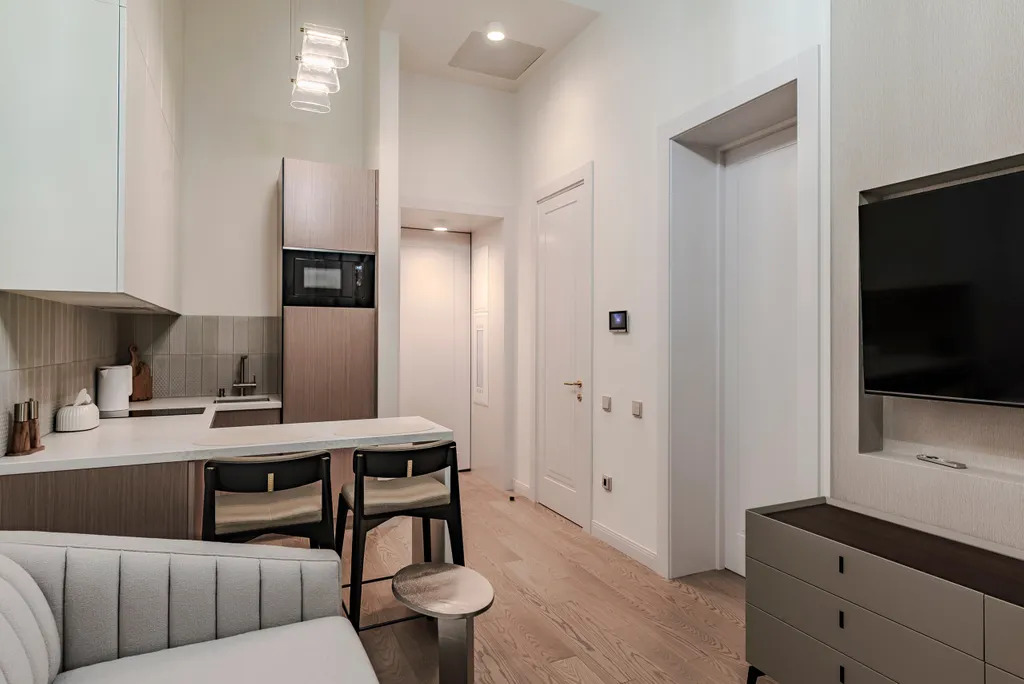 Стильный апартамент в элитном комплексе "Гранд Роял"