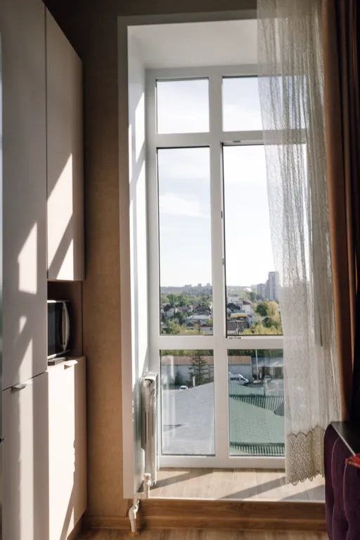 Апартаменты в центре с панорамным видом на город и реку Волга