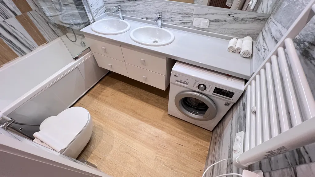 Апартаменты двухкомнатные в пяти минутах ходьбы от моря