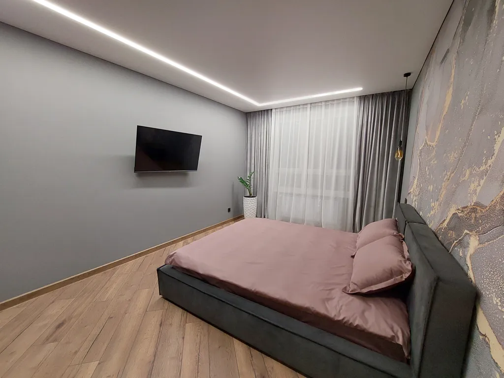 Уютная однокомнатная квартира с дизайнерским ремонтом