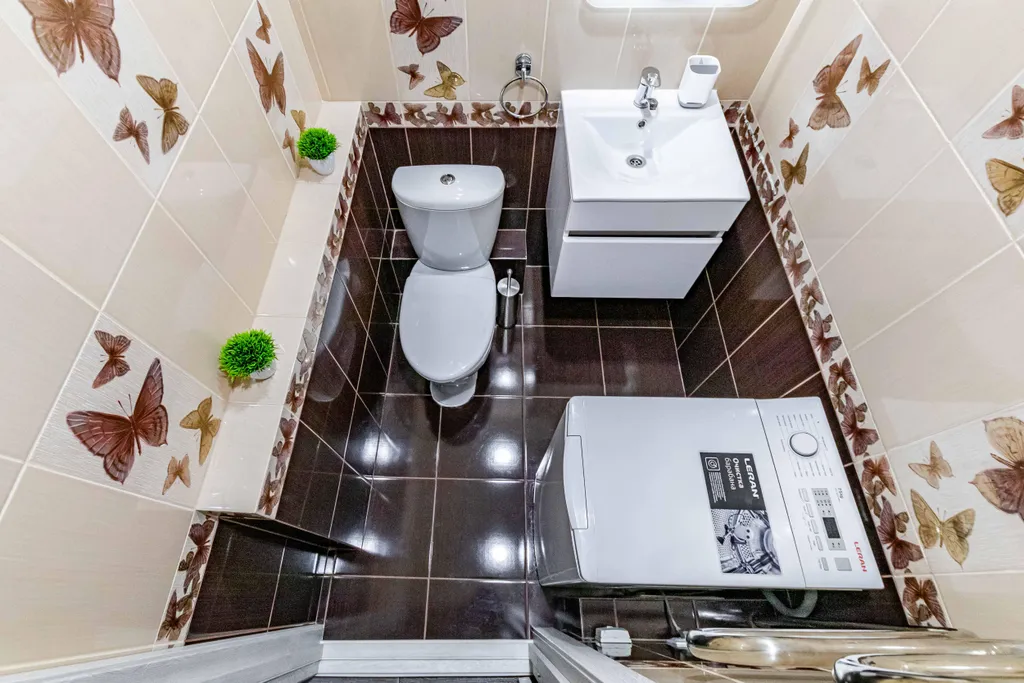 Уютная двухуровневая квартира с джакузи и аэрохоккем