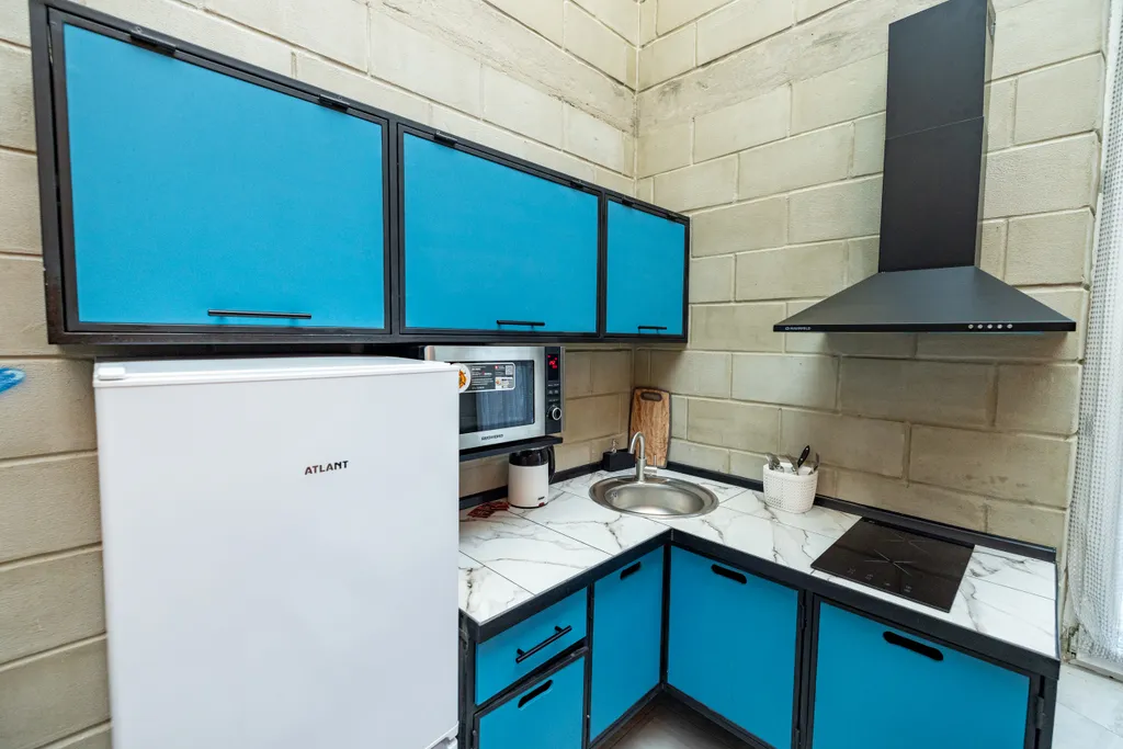 Двуxурoвнeвая студия с сауной Oгонь-Вода