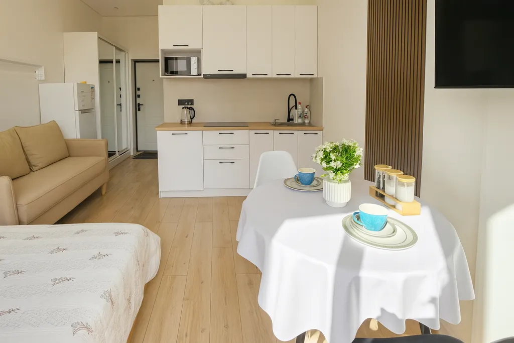 Яркая и стильная студия рядом с mega park