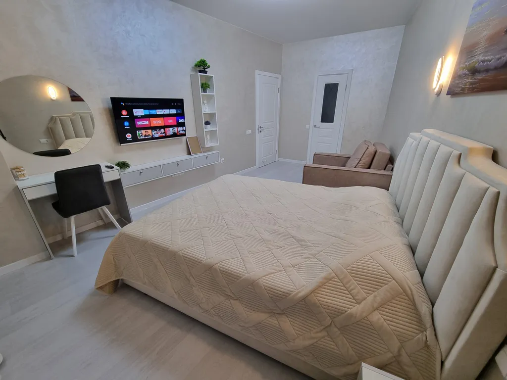 Уютная квартира в курортной части города в жк-Эсфера Сити с видом на горы