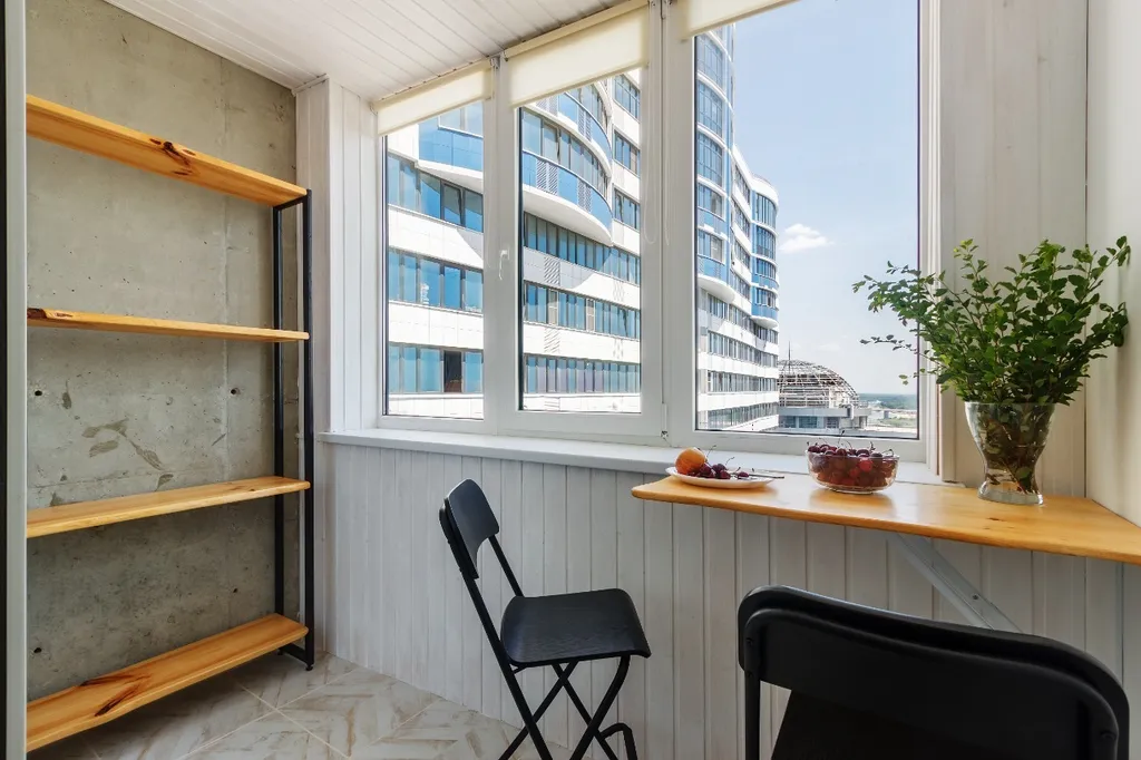 Евродвушка на 20 этаже с видом на Дон