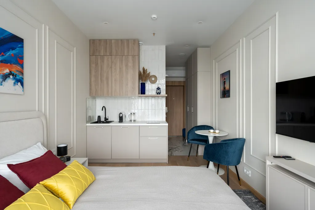 Студия с бассейном на берегу Финского залива