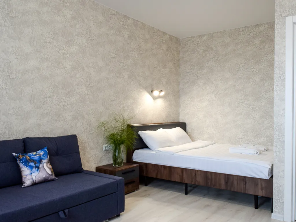 Квартира морент с яркими акцентами в ЖК Фрукты