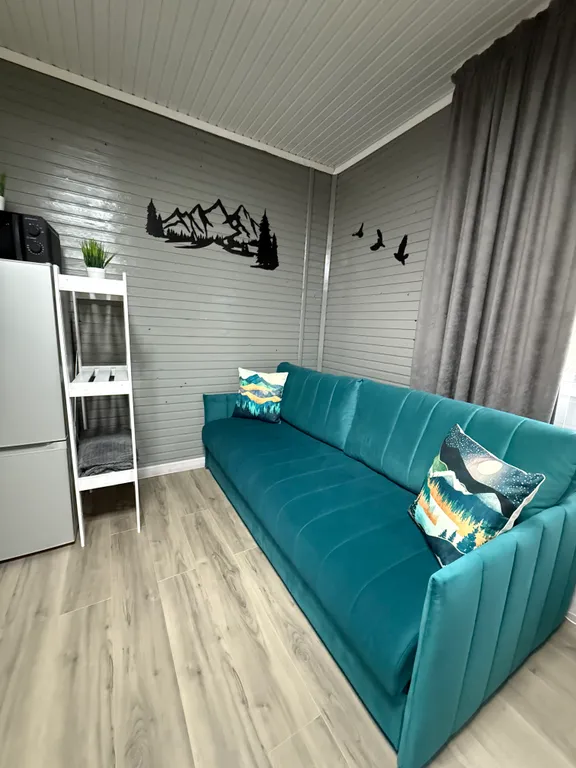 Квартира Уютная комната для четверых в деревянном таунхаусе у озера — Мезмай