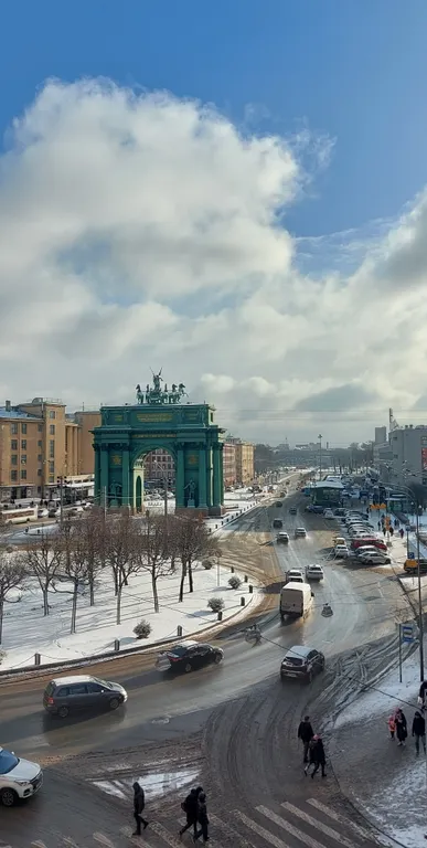 Квартира Квартира Уютная сталинка с видом на триумфальную арку — Санкт-Петербург