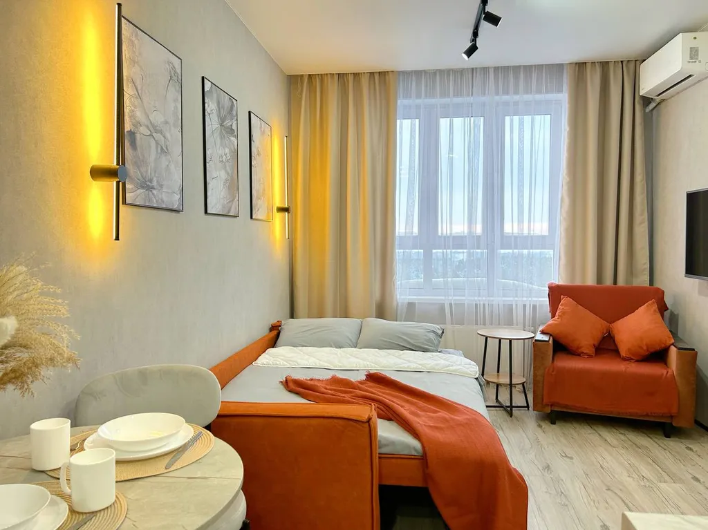 Современная студия на 14 этаже