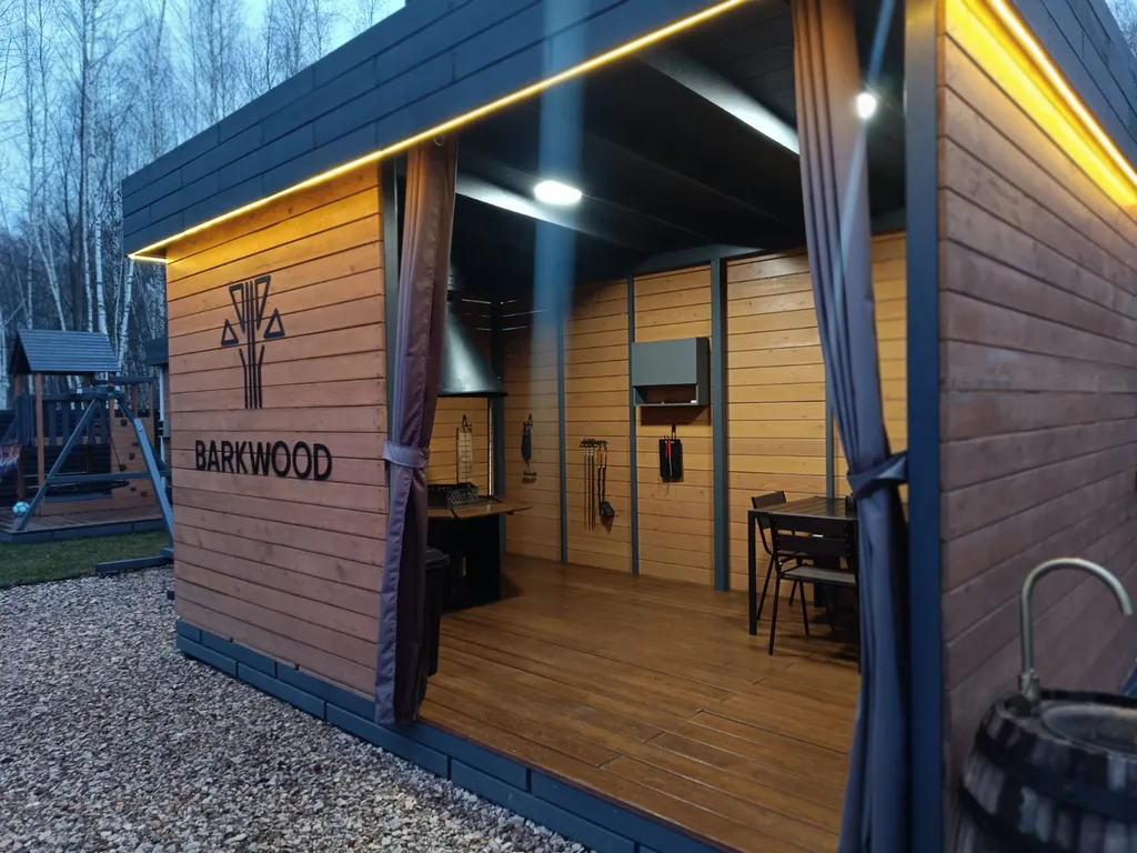 Коттедж Уютный дом с камином, чаном, мангальной зоной, видом на лес — Семеновское