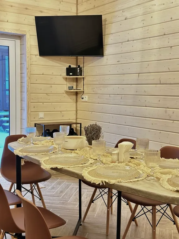 Дом с русской баней на дровах и чаном