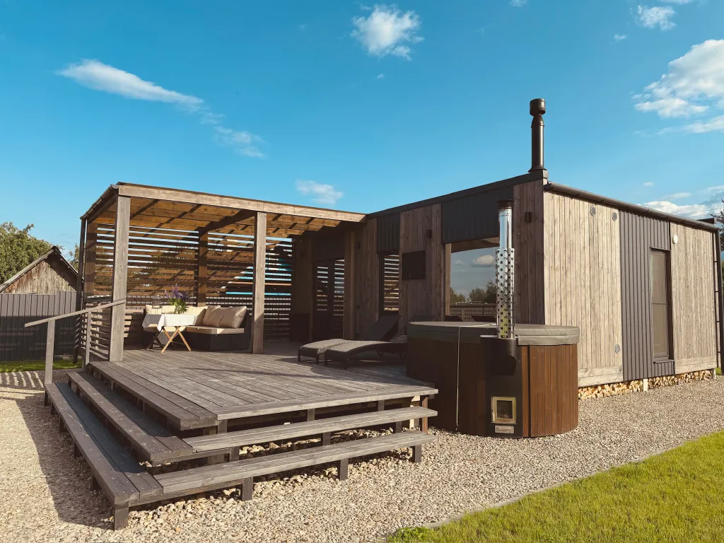 Комфортный дом с баней и купелью, 70 км от Минска