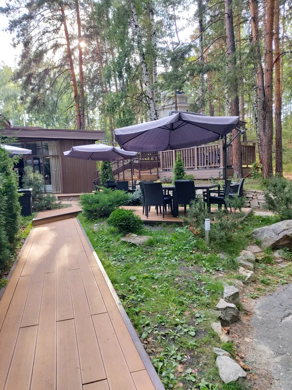 Апартаменты видовые с террасой и кофемашиной в номере на озере Еловое