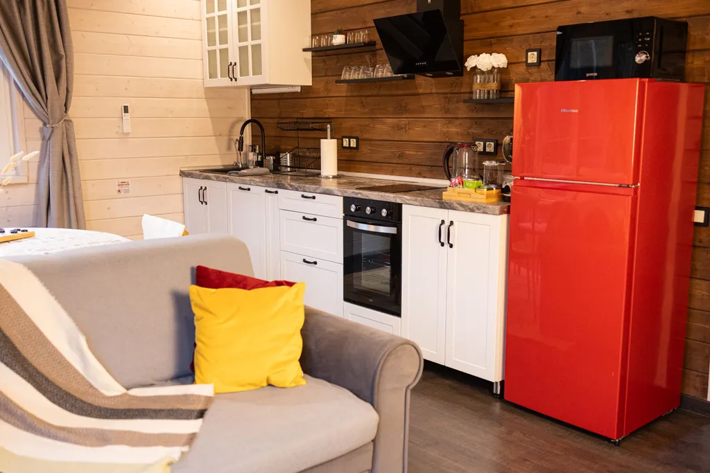 Ольшаны_Парк Дом Шале у леса с баней и горячей купелью