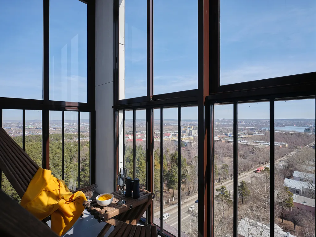 Новая 1-комнатная квартира с видом на город