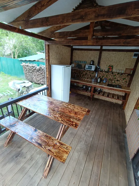 Домик А-фрейм в Абхазии (Пицунда)