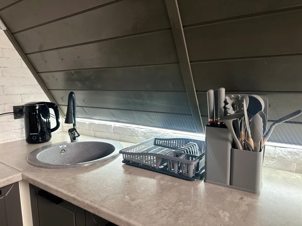 А-фрейм с видом на горы