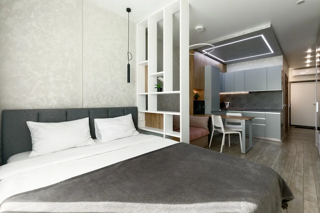 Дом у Дона, студия с видом на реку