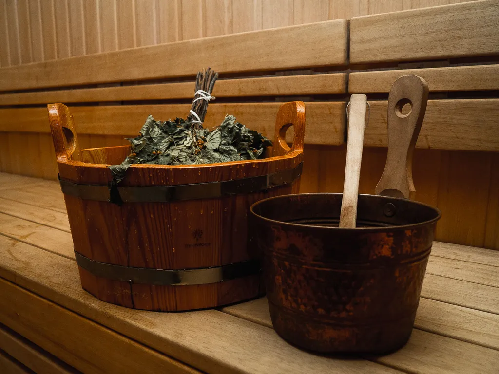 Солнечный с дровяной сауной