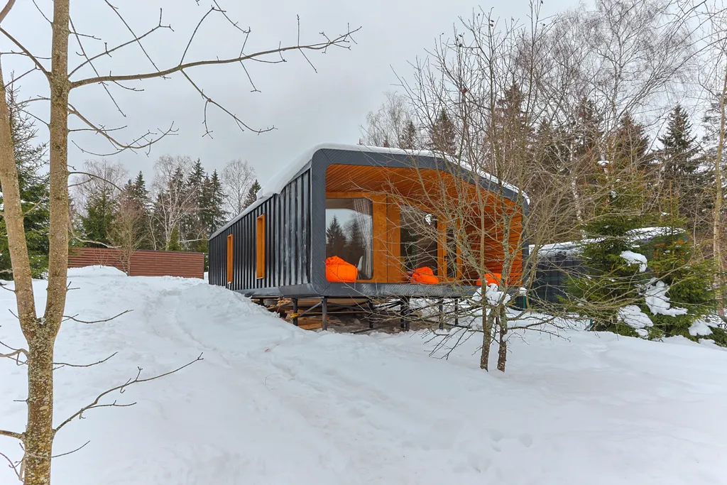 Коттедж Дизайнерский коттедж Бари с уличной купелью Фурако возле леса — Истра