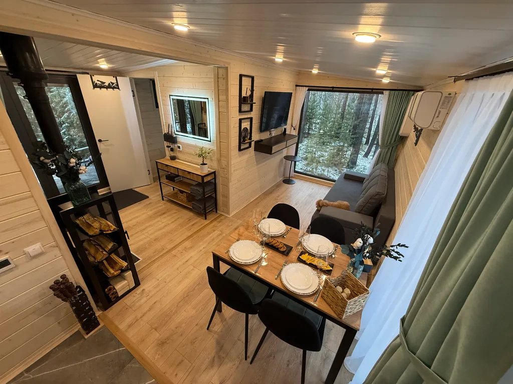Дом 42m2 — чан, кухня, Wi-Fi