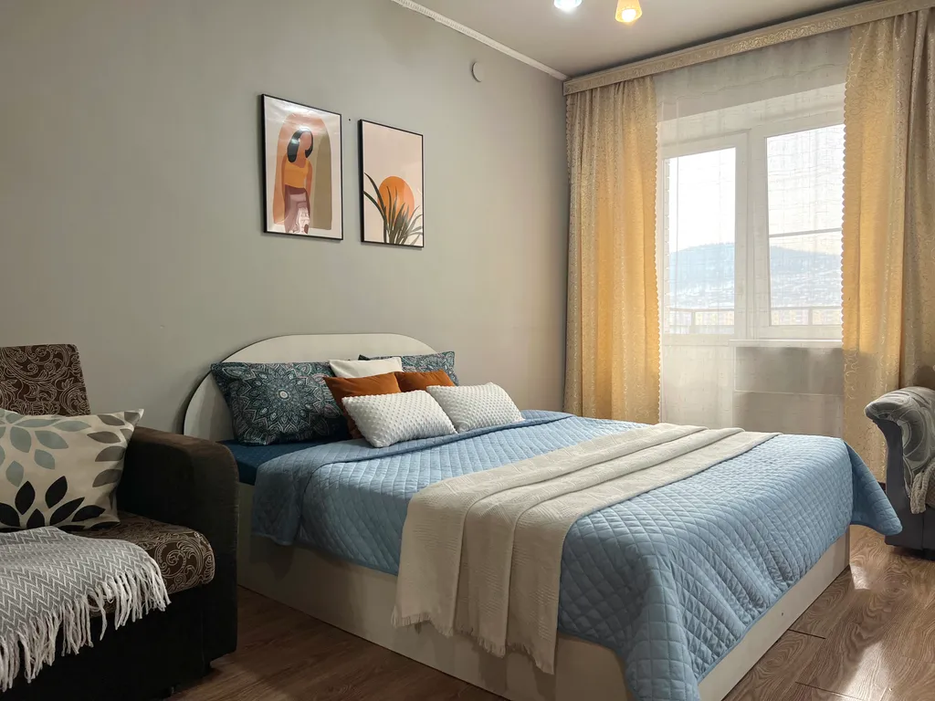 Квартира Студия на Химчистке в новом ЖК, не берем оплату за финальную уборку — аренда посуточно в Улан-Удэ