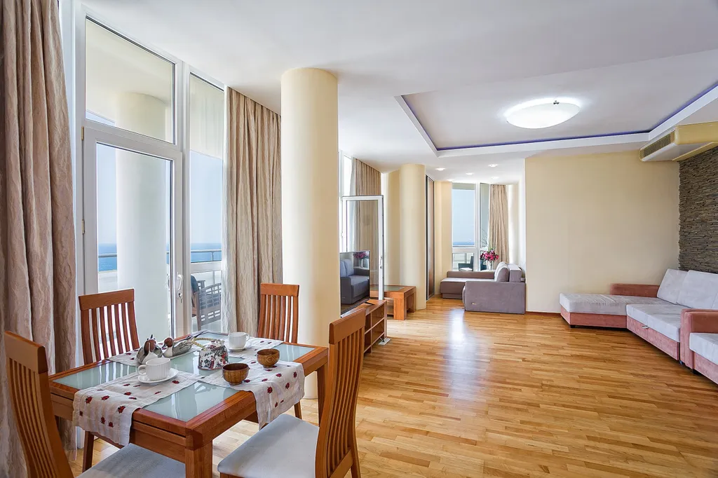 Апартаменты Luxe c видом на море, горы