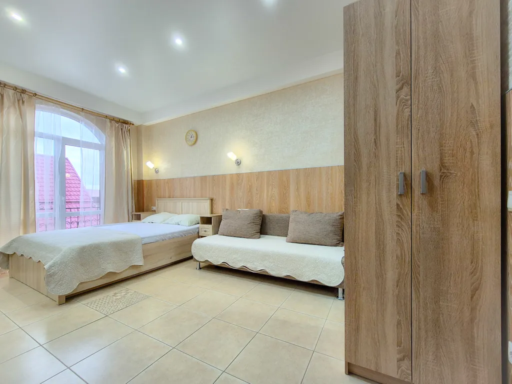 Квартира Квартира Студия с балконом для 4х гостей, Олимпийский парк — Сириус