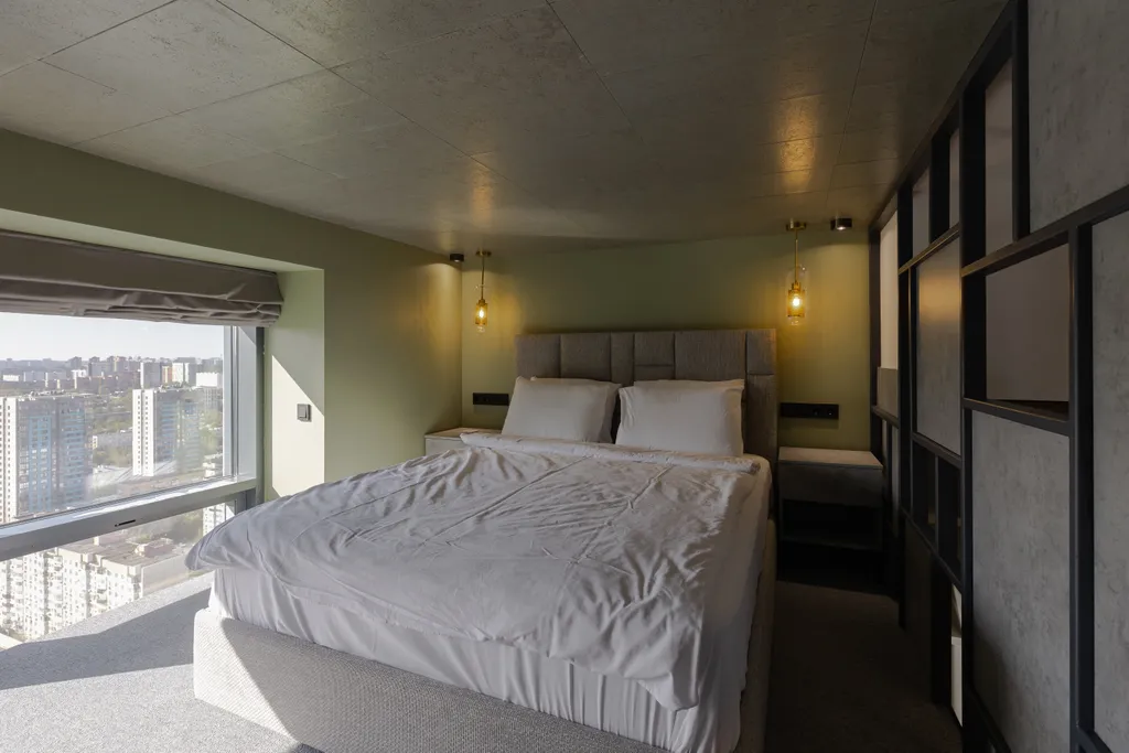 Видовой двухуровневый лофт с дизайнерским ремонтом для 2-4 гостей