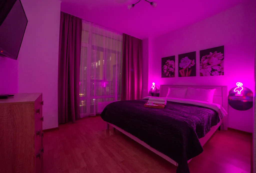 Бордовый закат в Чемпион-парк