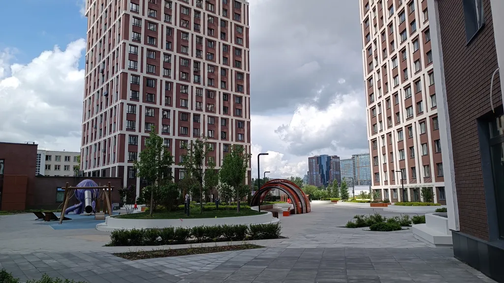 Квартира с камином и кондиционером в ЖК Парковый