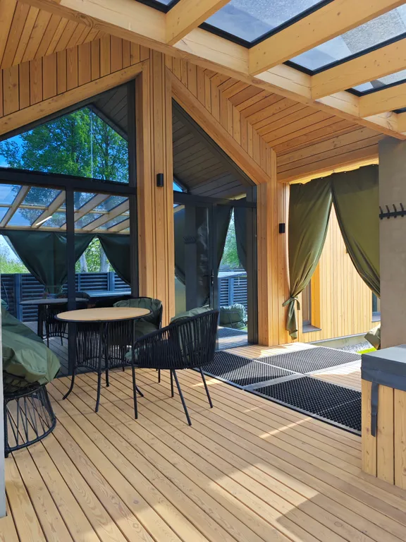 Коттедж Уютный современный BarnHouse с хаммамом и купелью — аренда посуточно в Слуцк