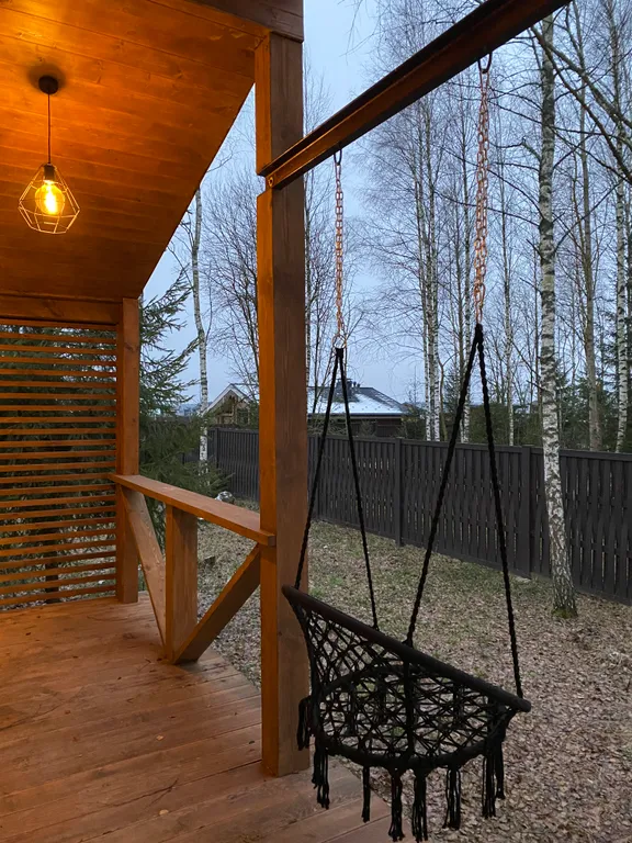 Дом с Сибирским чаном в лесной сказке