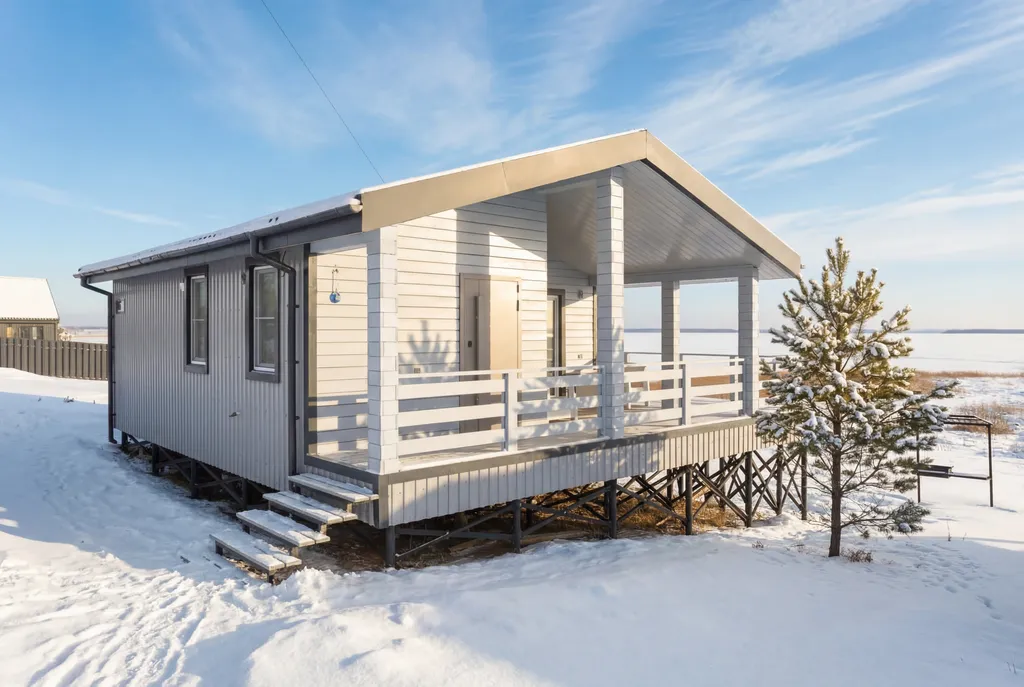 Великолепный дом с террасой и панорамным видом на водохранилище