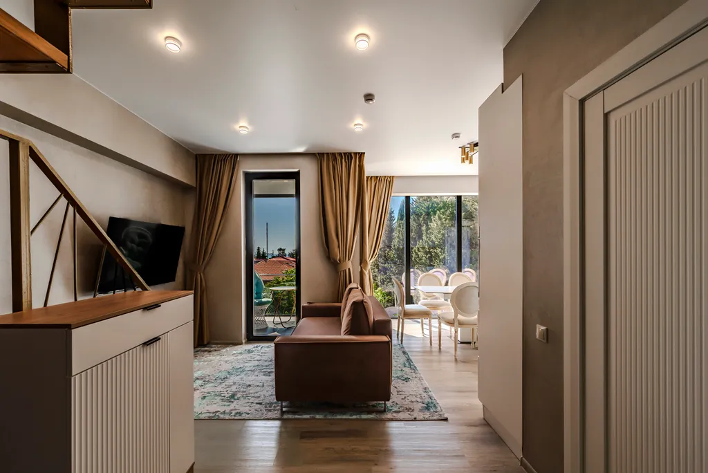 Квартира Двухэтажный апартамент с круглогодичным бассейном и залом — аренда посуточно в Адлер