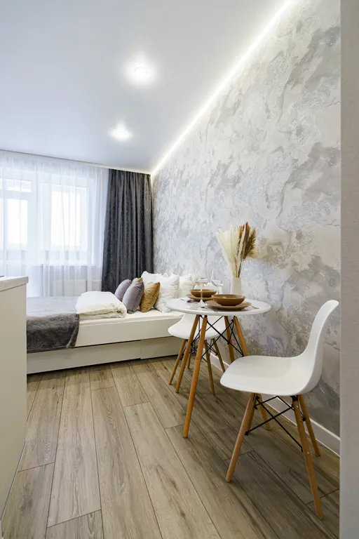 Студия Грейдж на 23 этаже в ЖК Аквамарин