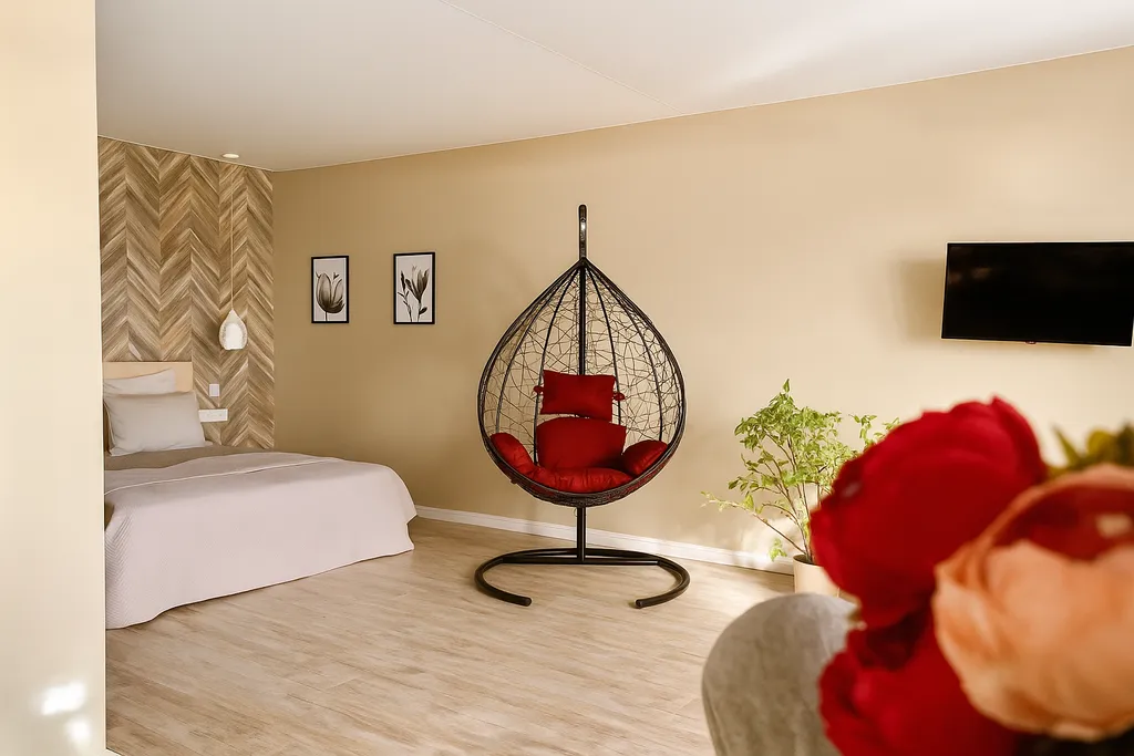 Апартаменты в центре с видом на Волгу