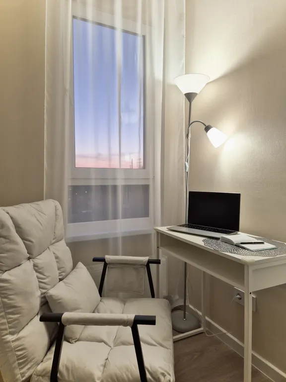 Квартира с двумя балконами и потрясающими закатами