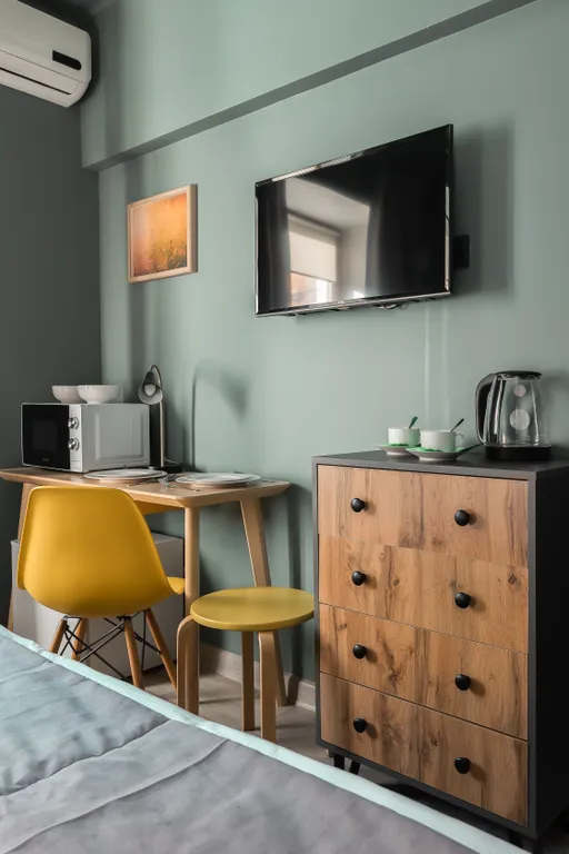 Квартира Квартира Уютная студия у метро. Заезд бесконтактно. Отчётные документы — Москва