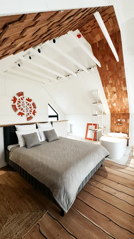 Коттедж Уютный дом с камином, чаном, мангальной зоной, видом на лес — Семеновское