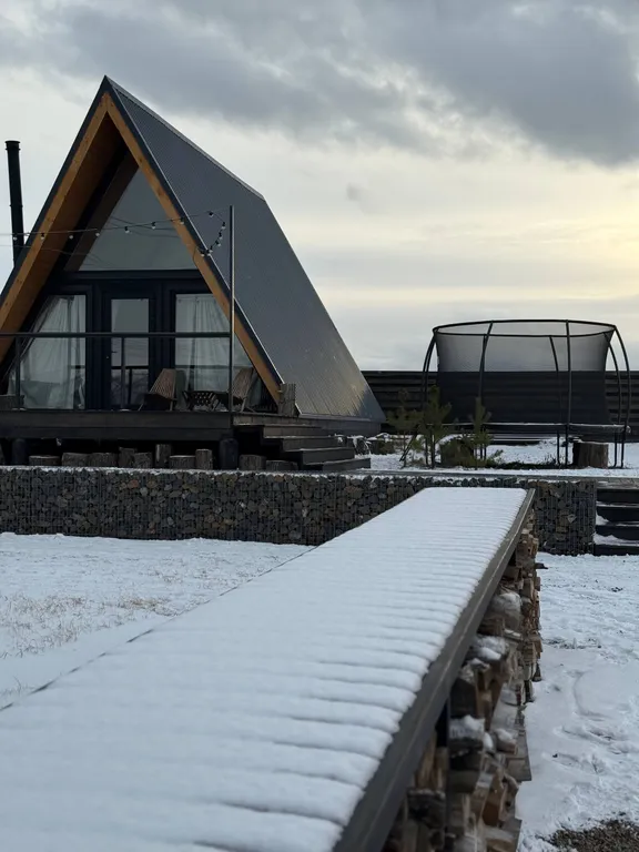 Уютный домик за городом с баней и горячим чаном